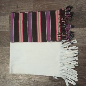 5/$20 set of 2 Old Navy 100% polyester scarves